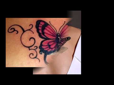 Значение тату бабочка - интересные рисунки готовых тату на фото