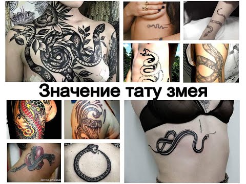 Значение тату змея - смысл рисунка и фото примеры для сайта tattoo-photo.ru