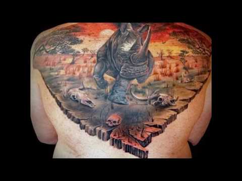 Значение тату носорог в примерах классных вариантов готовых тату (rhino tattoo) (видео)