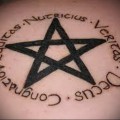 pentagram tattoo 123