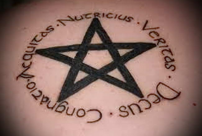 pentagram tattoo 123