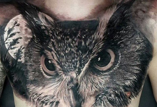 Значение тату «Филин» - совы в татуировке - tattoo-photo.ru
