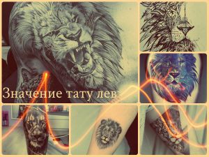 Значение тату лев - примеры интересных рисунков татуировки на фото
