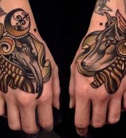 фото тату Анубис от 15.11.2017 №096 — Anubis tattoo — tattoo-photo.ru