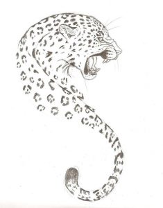 фото тату Леопард от 18.11.2017 №002 - tattoo Leopard - tattoo-photo.ru