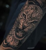 фото тату Леопард от 18.11.2017 №017 — tattoo Leopard — tattoo-photo.ru