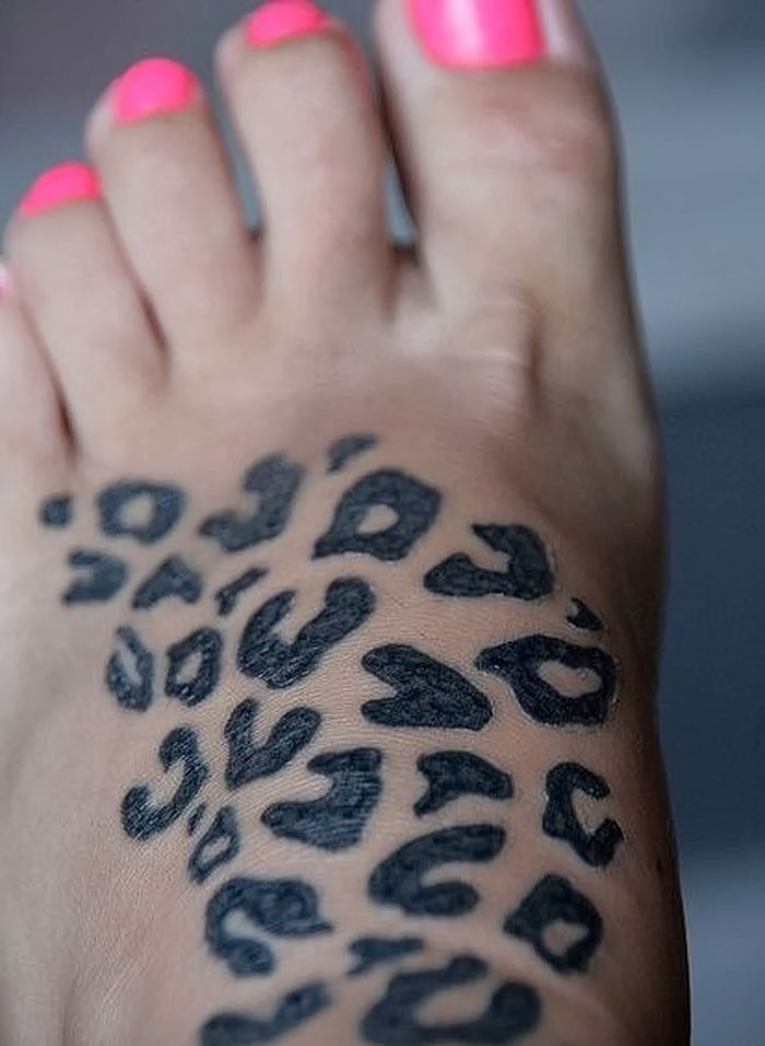 фото тату Леопард от 18.11.2017 № 046 - tattoo Leopard - tattoo-photo.ru.