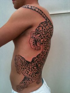 фото тату Леопард от 18.11.2017 №077 - tattoo Leopard - tattoo-photo.ru