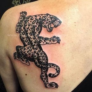 фото тату Леопард от 18.11.2017 №096 - tattoo Leopard - tattoo-photo.ru