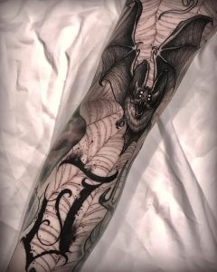 фото тату Летучая мышь от 19.11.2017 №016 - tattoo Bat - tattoo-photo.ru