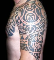 фото тату Маори от 16.11.2017 №003 — Maori Tattoo — tattoo-photo.ru