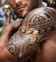 фото тату Маори от 16.11.2017 №006 — Maori Tattoo — tattoo-photo.ru