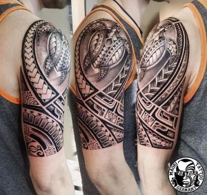 фото тату Маори от 16.11.2017 №011 - Maori Tattoo - tattoo-photo.ru
