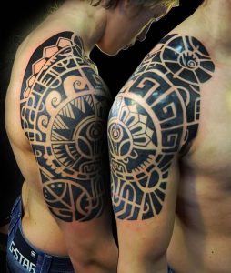 фото тату Маори от 16.11.2017 №014 - Maori Tattoo - tattoo-photo.ru