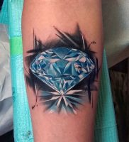 фото тату алмаз от 15.11.2017 №007 — tattoo diamond — tattoo-photo.ru