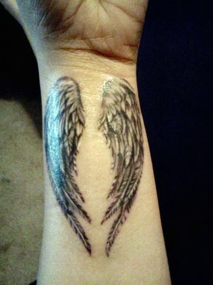 фото тату ангел от 14.11.2017 № 041 - tattoo angel - tattoo-photo.ru.