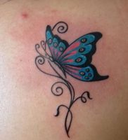 фото тату бабочка от 14.11.2017 №013 — butterfly tattoos — tattoo-photo.ru