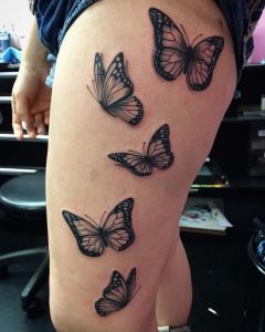 фото тату бабочка от 14.11.2017 №034 - butterfly tattoos - tattoo-photo.ru