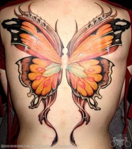 фото тату бабочка от 14.11.2017 №044 - butterfly tattoos - tattoo-photo.ru