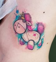 фото тату единорог от 14.11.2017 №010 — unicorn tattoo — tattoo-photo.ru