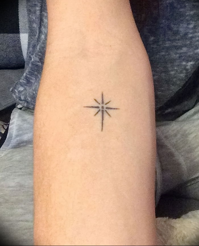 Татуировка Путеводная звезда