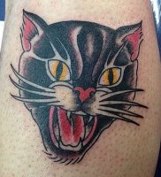 фото тату кот от 19.11.2017 №011 — cat tattoo — tattoo-photo.ru