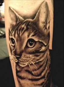 фото тату кошка от 19.11.2017 №006 - cat tattoo - tattoo-photo.ru