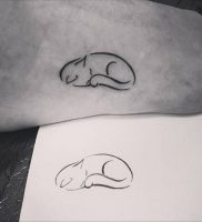 фото тату кошка от 19.11.2017 №007 — cat tattoo — tattoo-photo.ru