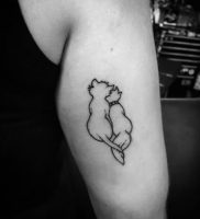 фото тату кошка от 19.11.2017 №015 — cat tattoo — tattoo-photo.ru