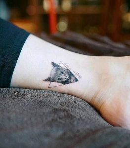 фото тату кошка от 19.11.2017 №030 - cat tattoo - tattoo-photo.ru
