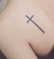 фото тату крест от 23.11.2017 №017 — tattoo cross — tattoo-photo.ru