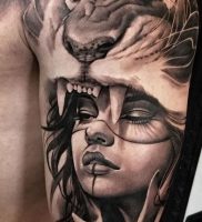 фото тату лев от 18.11.2017 №008 — tattoo lion — tattoo-photo.ru