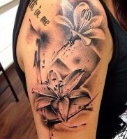фото тату лилия от 19.11.2017 №001 — tattoo lily — tattoo-photo.ru
