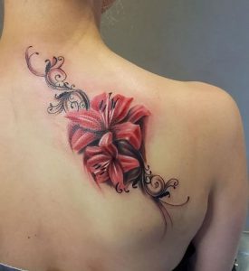 фото тату лилия от 19.11.2017 №018 - tattoo lily - tattoo-photo.ru