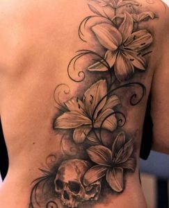 фото тату лилия от 19.11.2017 №095 - tattoo lily - tattoo-photo.ru