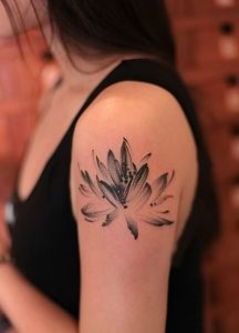 фото тату лотос от 19.11.2017 №053 - lotus tattoo - tattoo-photo.ru