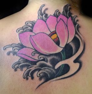 фото тату лотос от 19.11.2017 №074 - lotus tattoo - tattoo-photo.ru