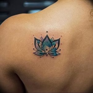 фото тату лотос от 19.11.2017 №088 - lotus tattoo - tattoo-photo.ru