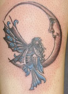 фото тату луна от 19.11.2017 №037 - tattoo moon - tattoo-photo.ru