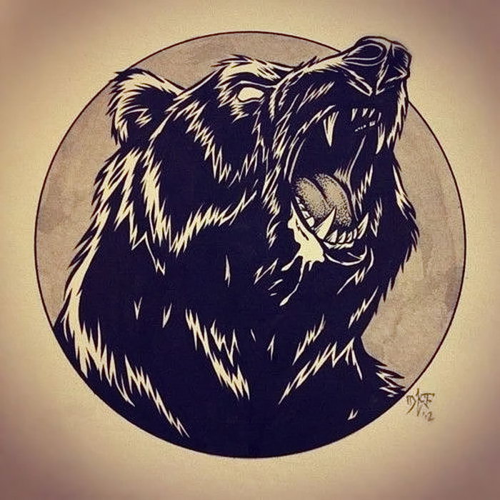 фото тату медведь от 17.11.2017 № 022 - bear tattoo - tattoo-photo.ru.