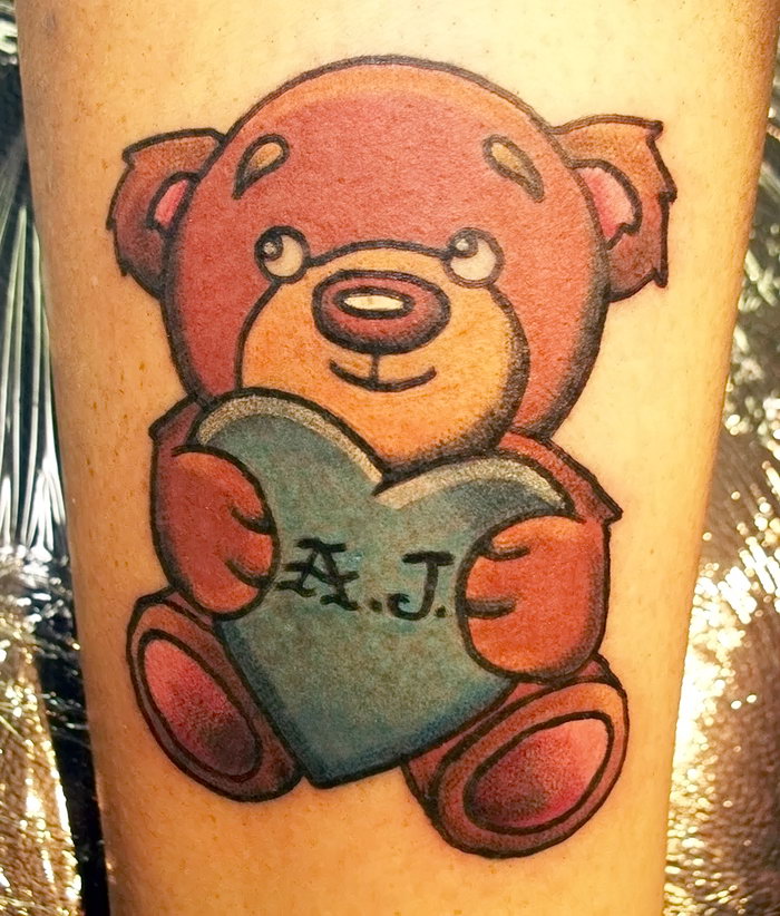 фото тату медведь от 17.11.2017 № 041 - bear tattoo - tattoo-photo.ru.