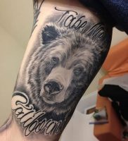 фото тату медведь от 17.11.2017 №094 — bear tattoo — tattoo-photo.ru
