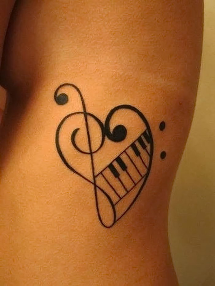 Татуировки на музыкальную тему