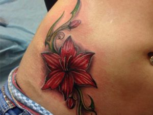 Значение татуировки лилия - фото