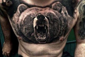 Значение татуировки с медведем - фото
