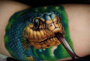 Что значит кобра в татуировке - фото