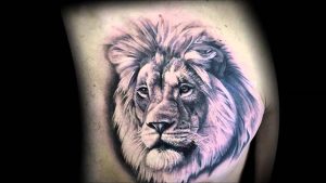 Что значит лев в тату - фото