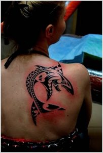 фото тату Акула от 15.11.2017 №058 - Shark Tattoo - tattoo-photo.ru