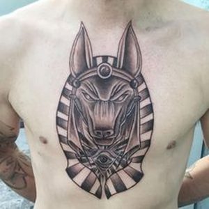 фото тату Анубис от 15.11.2017 №020 - Anubis tattoo - tattoo-photo.ru