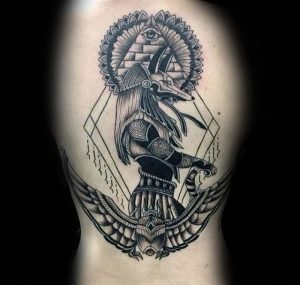 фото тату Анубис от 15.11.2017 №030 - Anubis tattoo - tattoo-photo.ru